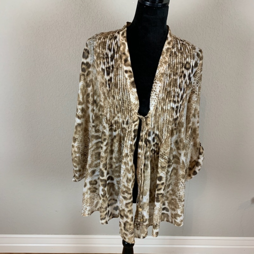 Leporad print blouse chicos